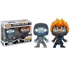 Pop! Фигурки Скорпион и Саб-Зиро из игры "Mortal Kombat X"