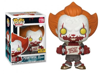 Pop! Фигурка Пеннивайза со скейтбордом