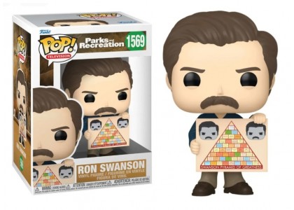 Pop! Фигурка Рон Свонсон с пирамидой